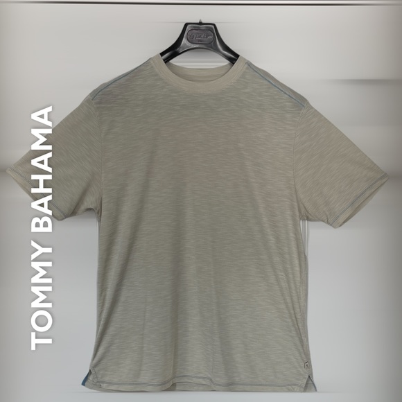 Tommy Bahama solid Color Short Sleeve Shirt - Picture 1 of 7